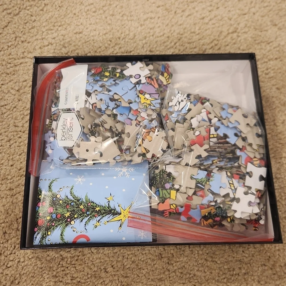 Dr. Seuss The Grinch Holiday Magic Merry Grinchmas Light-Up‎ Puzzle #CC